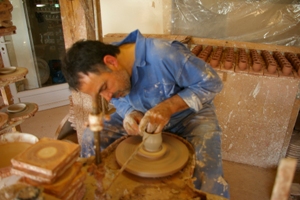 tournage piece de poterie